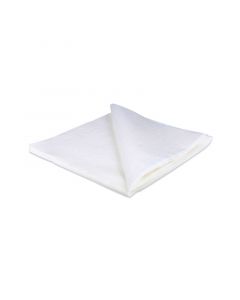 Servet vierkant wit 33 x 33 cm - 2-laags