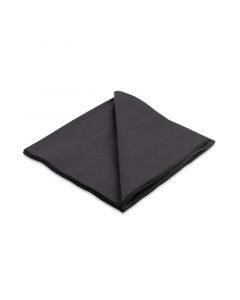 Servet vierkant zwart 40 x 40 cm - 2-laags - 1/4 vouw
