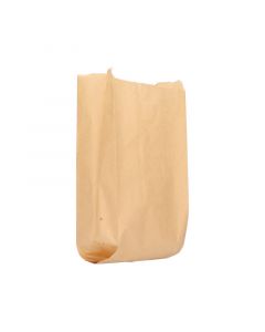 Snackzak bruin kraft ersatz met perforatie
