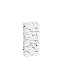 Snackzak gevoerd Enjoy Fish 10,5/6 x 23 cm - ersatz papier / aluminium