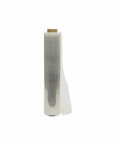 Stretchfolie handrol eenzijdig klevend transparant 450 mm -  300 m - 17 my 