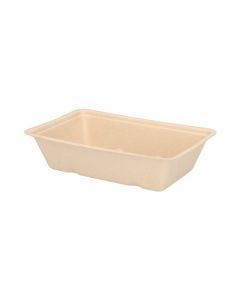 Suikerriet frietbakje A9 bruin eco