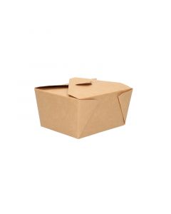 Take away box karton bruin 750 cc