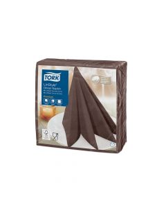 Tork LinStyle servet cocoa 39x39cm