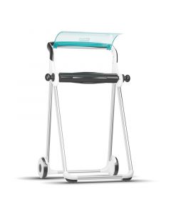 Tork Performance Vloerstandaard verrijdbaar wit/blauw W1 - voor poetsrollen