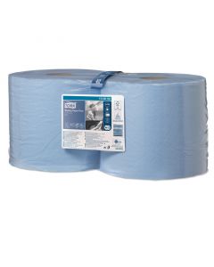 Tork Poetsrol Plus combi rol blauw W1 / W2