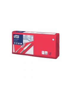 Tork servet rood 33x33cm