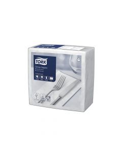 Tork servet wit 39x39cm 1/8