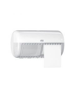 Tork Toiletpapierdispenser conventioneel dubbel wit voor standaard toiletrollen