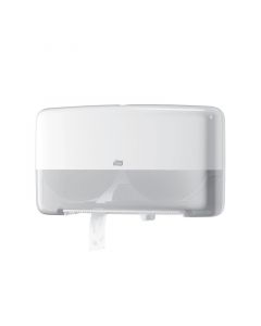 Tork Toiletpapierdispenser mini dubbel wit voor mini jumbo toiletrollen