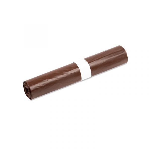 Afvalzak HDPE bruin