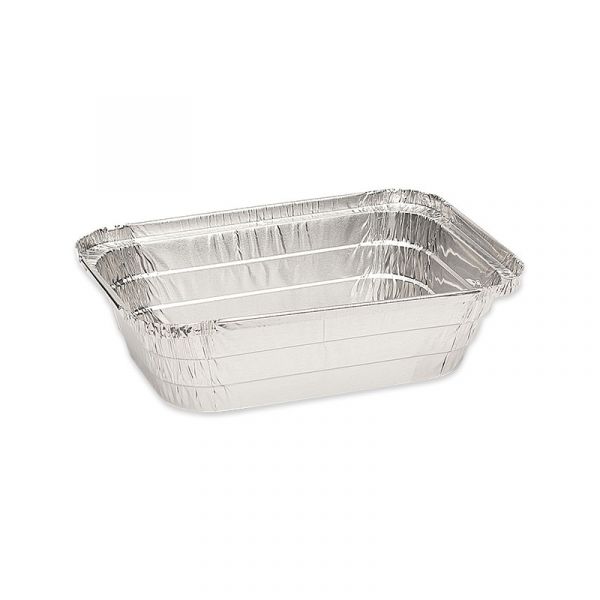 Aluminium bak rechthoekig met opstaande rand