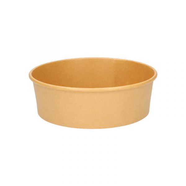 Bak karton rond bruin kraft