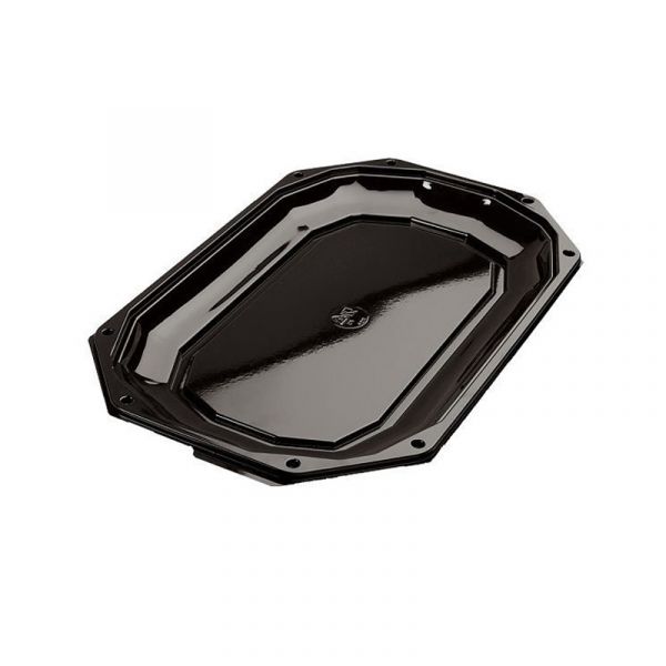 Cateringschaal achthoekig zwart