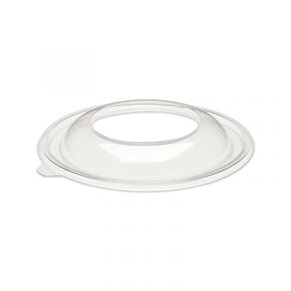 Deksel voor Salade bowl rond transparant