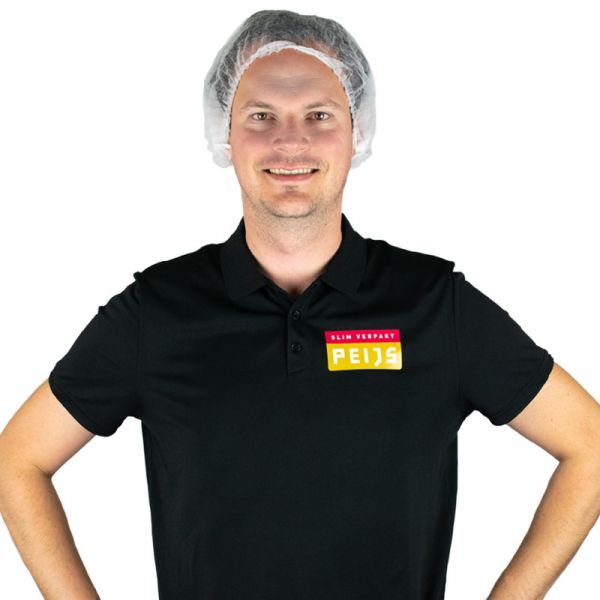 Haarnet HACCP non-woven wit