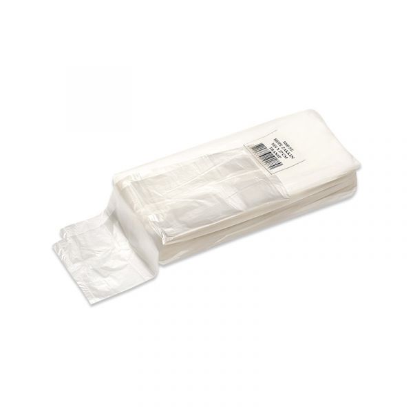 HDPE zak met zijvouw transparant