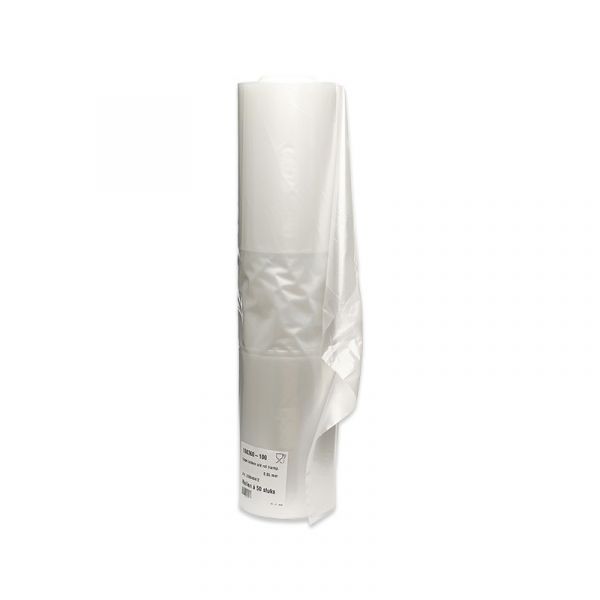 LDPE zak met zijvouw transparant