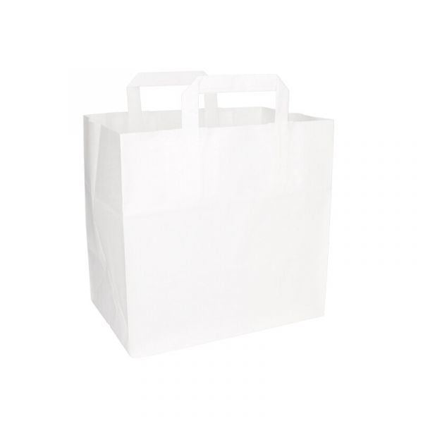 Papieren draagtas kraft wit