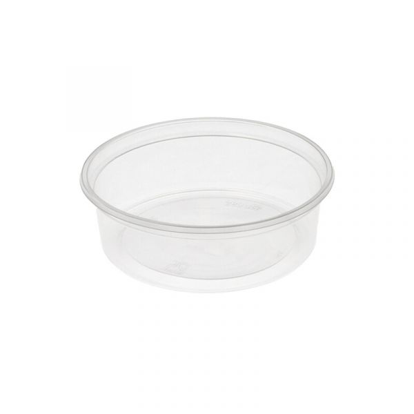 Saladebakje rond transparant