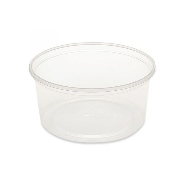 Saladebakje rond transparant