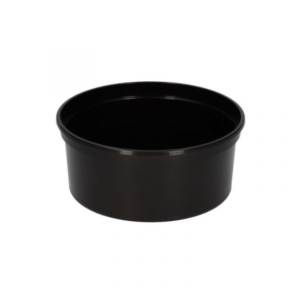 Saladebakje rond zwart