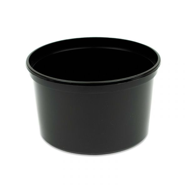Saladebakje rond zwart