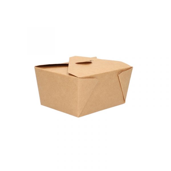 Take away box karton bruin