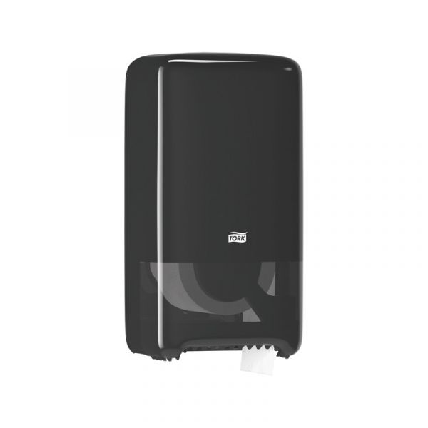 Tork Elevation Toiletpapierdispenser dubbel midi zwart
