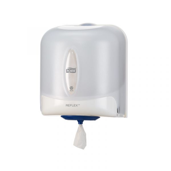 Tork Reflex Centerfeed dispenser transparant/wit