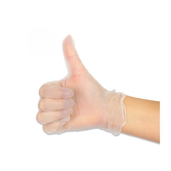 Vinyl handschoenen wit ongepoederd