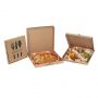 Pizzadoos Amazing Food bruin 26 x 26 x 3 cm