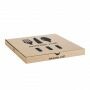 Pizzadoos Amazing Food bruin 32 x 32 x 3 cm - karton