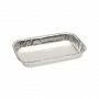 Aluminium bak rechthoekig 180 x 120 mm 370 cc