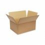 Amerikaanse vouwdoos dubbelgolf bruin 350 x 230 x 180 mm