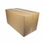 Amerikaanse vouwdoos dubbelgolf 800 x 400 x 400 mm - bruin