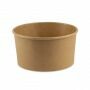 Bak karton rond bruin kraft Ø 145 x 75 mm - 1.000 ml