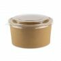 Bak karton rond bruin kraft Ø 145 x 75 mm - 1.000 ml