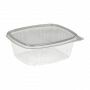 Bak plastic transparant met deksel 435 cc