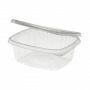Bak plastic transparant met vaste deksel 435 cc
