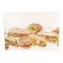 Cateringdoos broodjes groot 550 x 375 x 80 mm - karton
