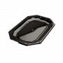 Cateringschaal achthoekig zwart 430 x 280 x 32 mm - APET