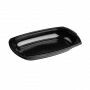 Cateringschaal ovaal zwart 295 x 190 x 46 mm - PET