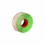 Contact prijsetiketten rol blanco fluor groen vriezer