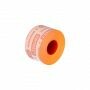 Contact prijsetiketten rol blanco fluor oranje permanent