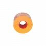 Contact prijsetiketten rol blanco fluor oranje 37 x 19 mm