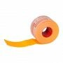 Contact prijsetiketten rol blanco fluor oranje gom 2