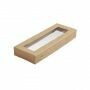 Deksel met venster voor Duni Viking slim brick box bruin Ecoecho