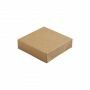 Deksel voor Duni Viking cube high box bruin 113 x 113 x 29 mm