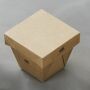 Deksel voor Duni Viking cube high box bruin